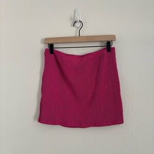 Good American Women's Size 3/4 Pink Always Fits Mini Skirt